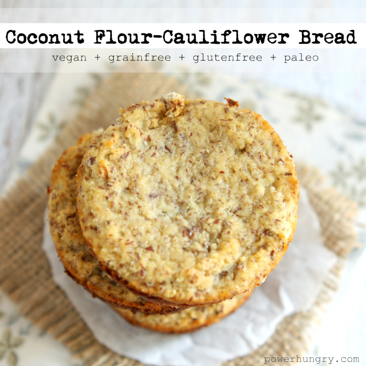 Coconut Flour Bread Vegan
 Coconut Flour Cauliflower Bread vegan grainfree