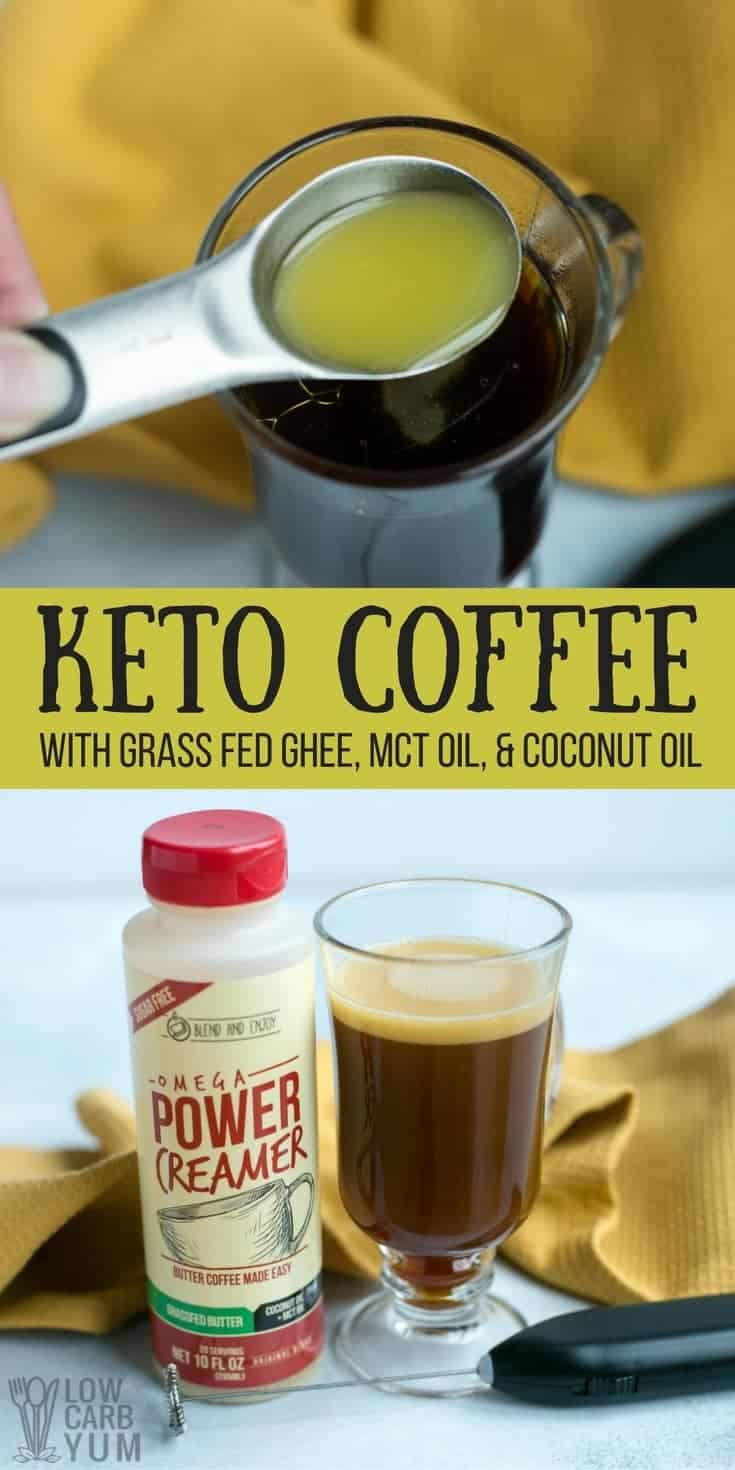 Coconut Oil Keto Diet
 Power Creamer Ketogenic Coffee with Grass Fed Ghee