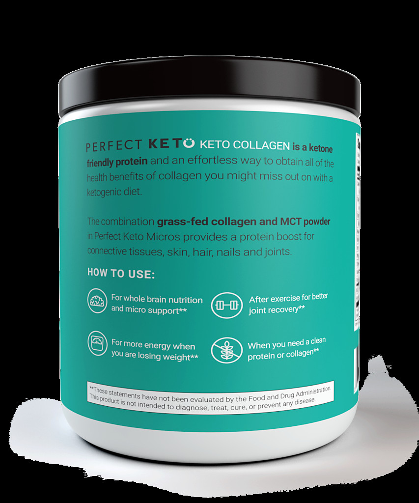 Collagen On Keto Diet
 Perfect Keto Collagen MCT Powder available from Keto