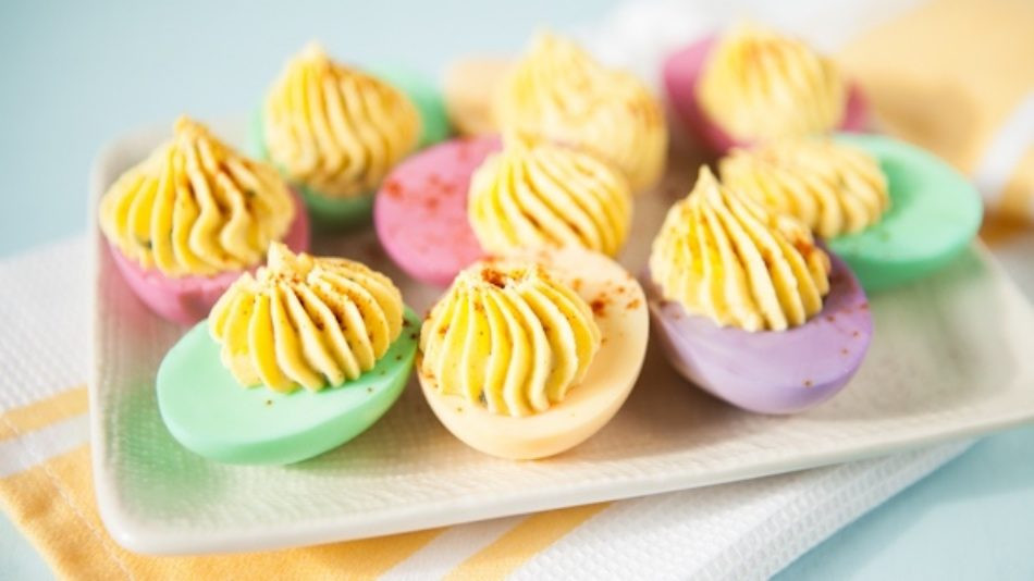 Colored Easter Deviled Eggs
 The 12 Easy Deviled Egg Recipes to Use with Leftover