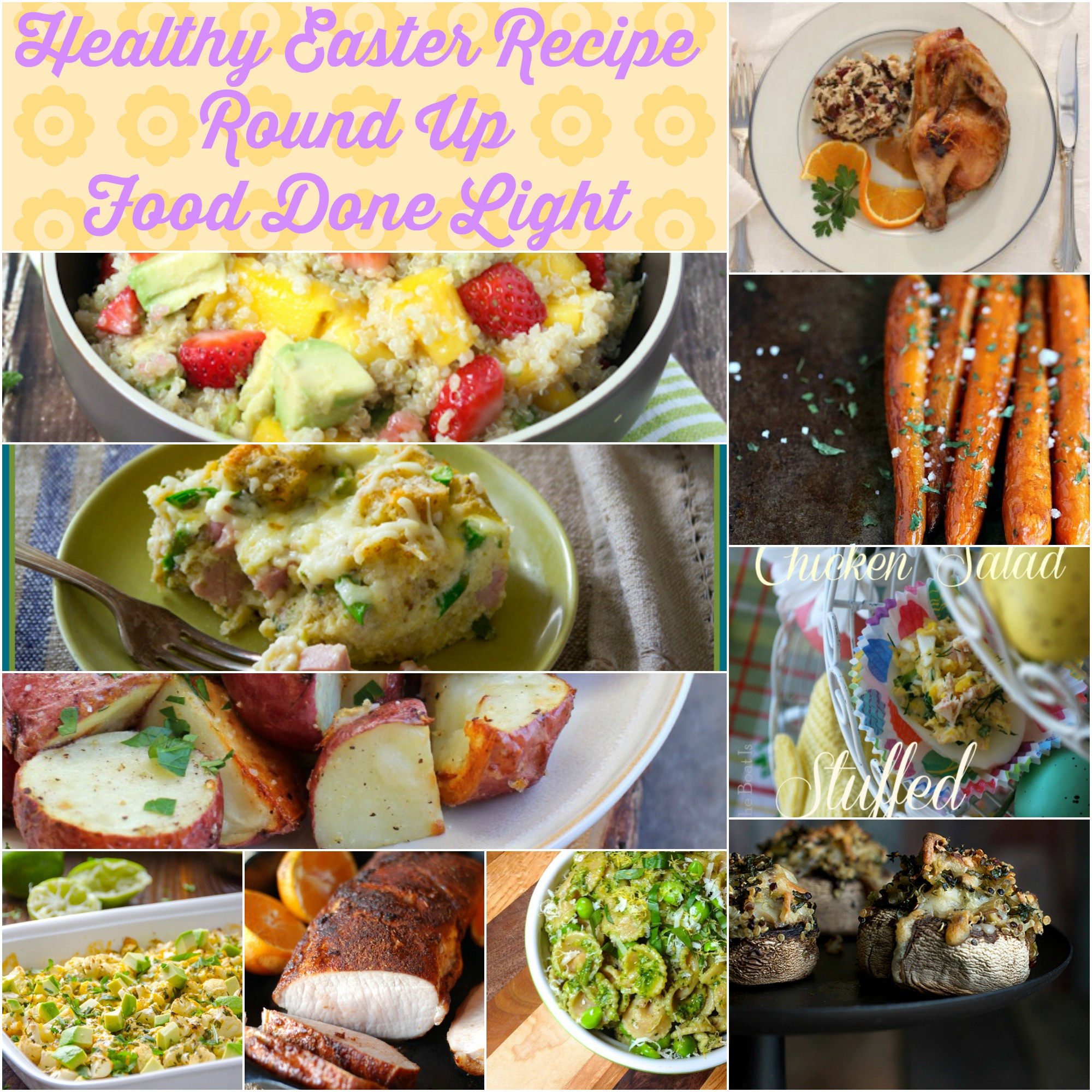 Cooking Light Easter Dinner
 Healthy Easter Recipe Round Up Food Done Light