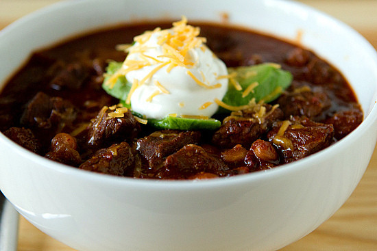 Cooks Illustrated Vegetarian Chili
 Favorite chili includes cocoa powder molasses & beer