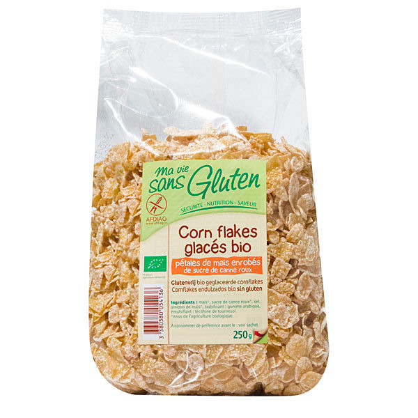 Corn Flakes Gluten Free
 Organic Corn flakes gluten free Ma vie sans gluten