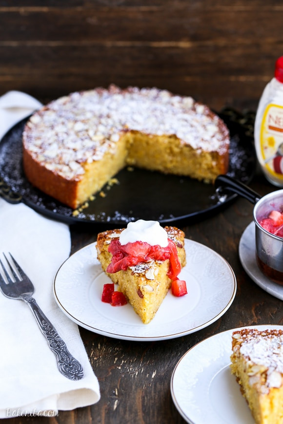 Cornmeal Gluten Free
 Gluten Free Honey Cornmeal Cake with Strawberry pote