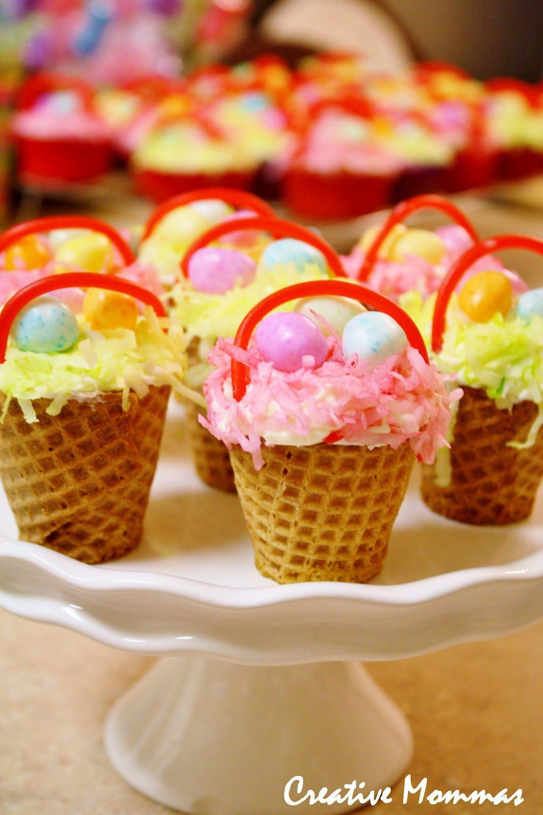 Creative Easter Desserts
 Creative Mommas Easter Basket Cupcakes cupcake easter