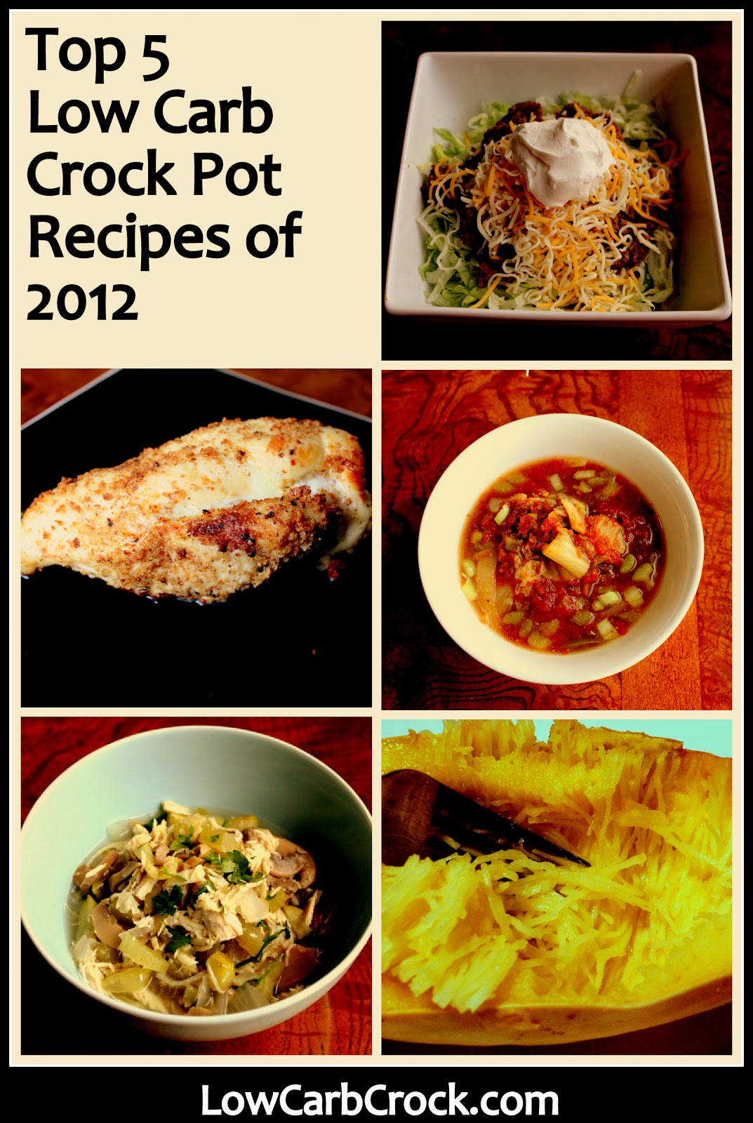 Crockpot Low Carb Recipes
 Top 5 Low Carb Crock Pot Recipes of 2012