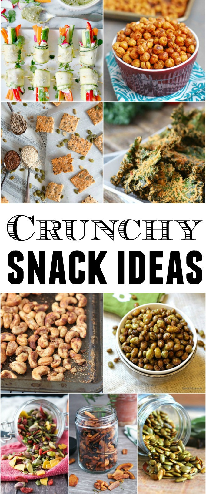 Crunchy Healthy Snacks
 9 Healthy Crunchy Snacks