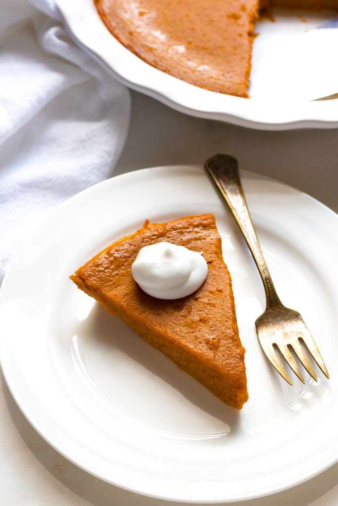 Crustless Dairy Free Pumpkin Pie Crustless Pumpkin Pie [Gluten Free and Dairy Free] Grain