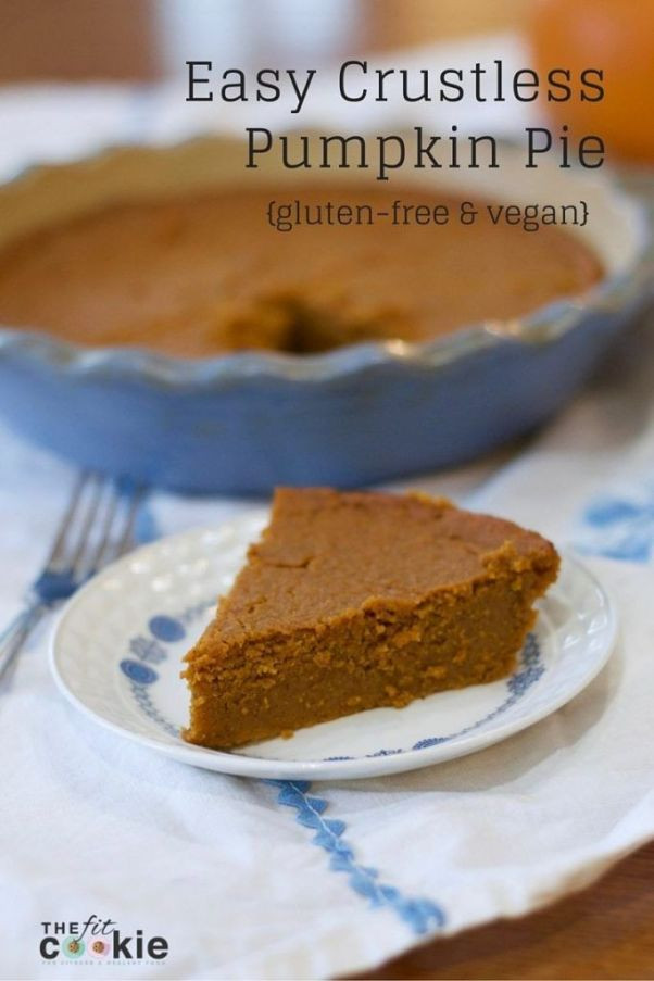 Crustless Dairy Free Pumpkin Pie The Best Allergy friendly Thanksgiving Round Up