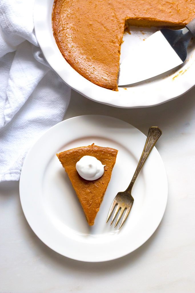 Crustless Dairy Free Pumpkin Pie Crustless Pumpkin Pie [Gluten Free and Dairy Free] Grain