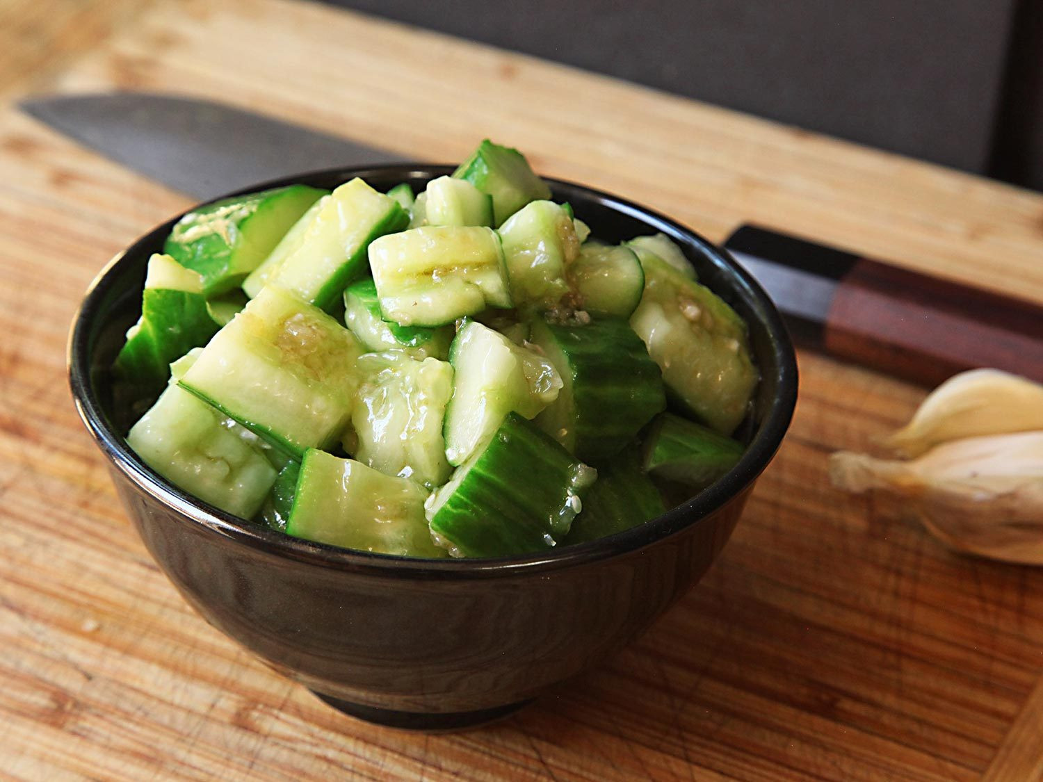 Cucumber Recipes Vegan
 Sichuan Style Smashed Cucumber Salad Recipe