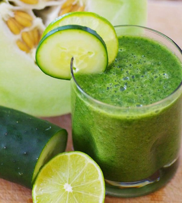 Cucumber Smoothies For Weight Loss
 Melon Cucumber Weight Loss Green Smoothie Recipe with Mint