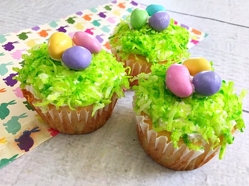 Cupcake Easter Desserts
 Nest Easter Cupcakes Easy Easter Dessert Recipe