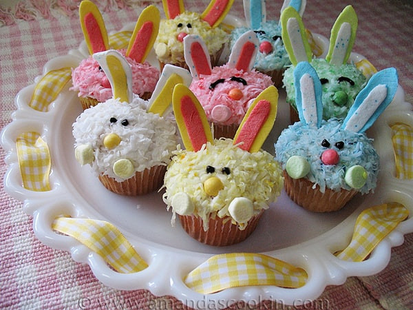 Cupcake Easter Desserts
 Easter Bunny Cupcakes A sweet Easter dessert everyone
