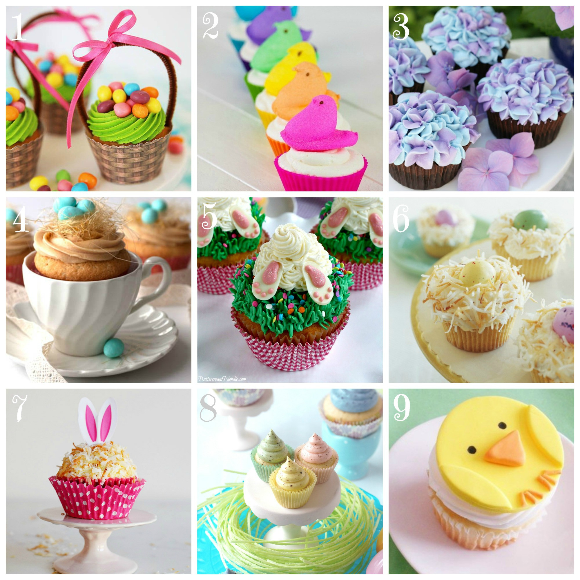 Cupcakes For Easter
 Top 9 Easter Cupcake Recipes