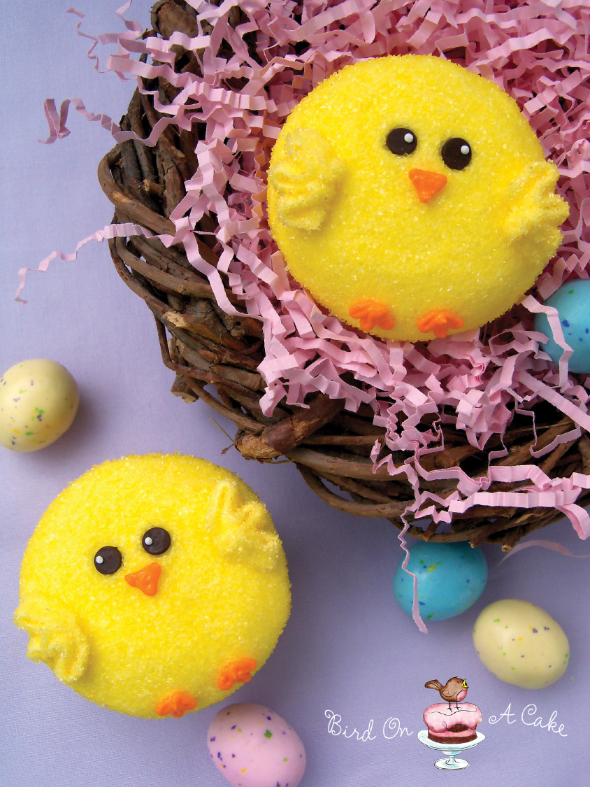 Cupcakes For Easter
 Bird A Cake Easter Chick Cupcakes