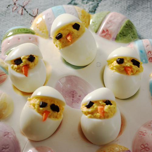 Cute Deviled Eggs For Easter
 Savvy Housekeeping Baby Chick Deviled Eggs
