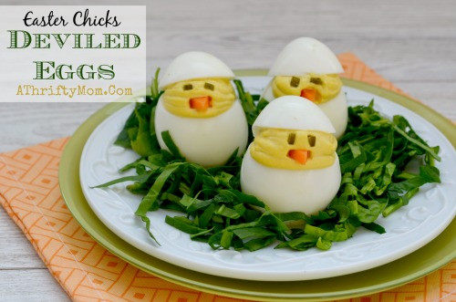 Cute Deviled Eggs For Easter
 Easter Chicks Deviled Eggs DIY simple money saving