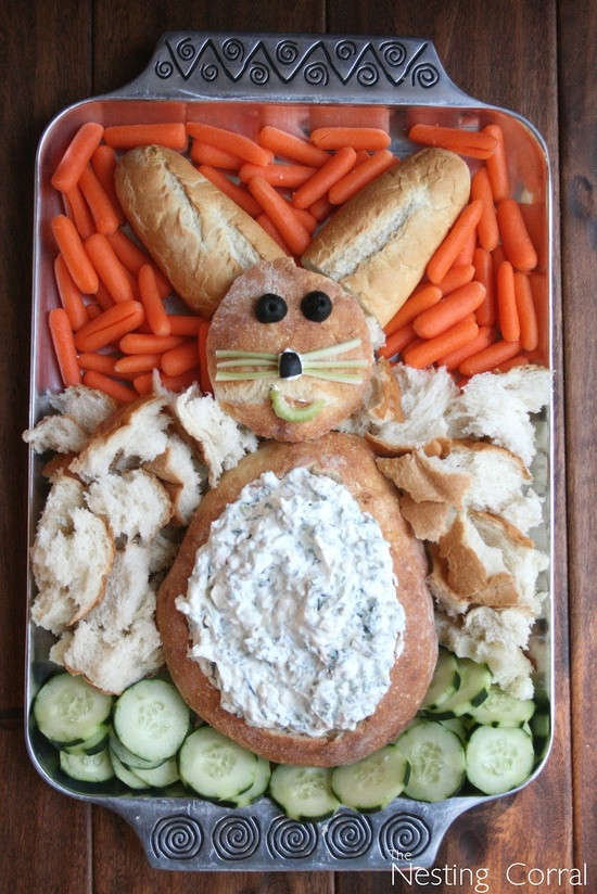 Cute Easter Appetizers
 Easter Bunny Veggie Tray – Do It And How