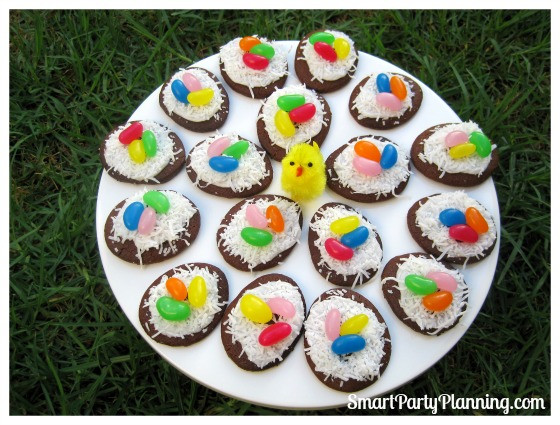 Cute Easter Desserts
 Bird s Nest Cookies Are Cute Easter Desserts