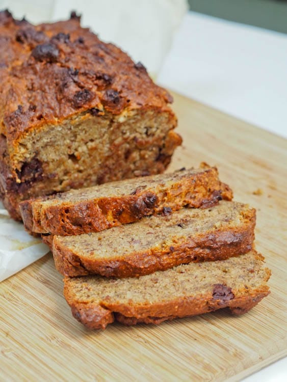 Dairy Free Banana Bread Recipe
 Vegan Gluten Free Banana Bread with Dark Chocolate Chips