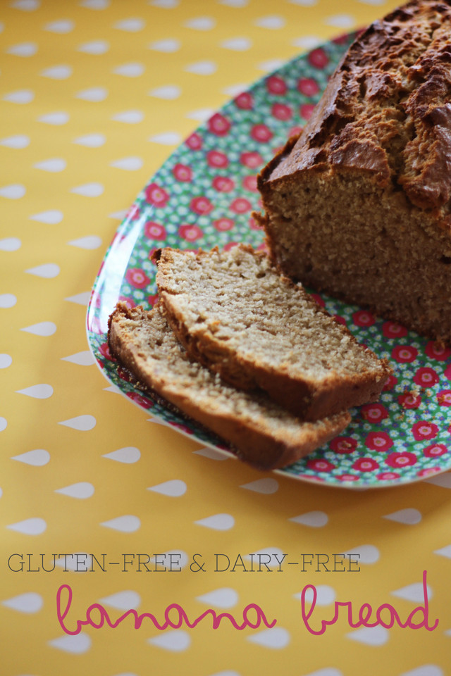 Dairy Free Banana Bread Recipe
 Breakfast recipe Gluten free & dairy free banana bread