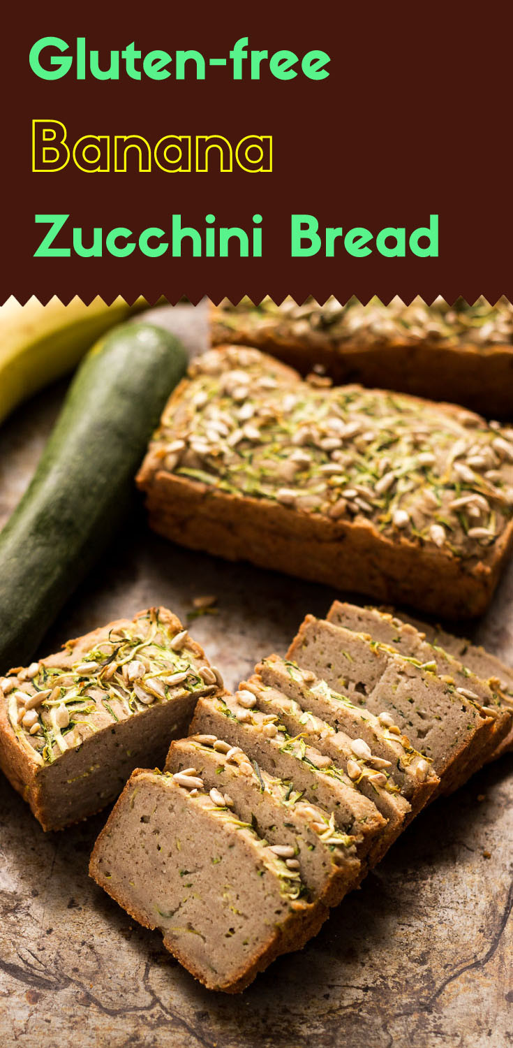 Dairy Free Banana Bread
 Gluten free Banana Zucchini Bread Vegan