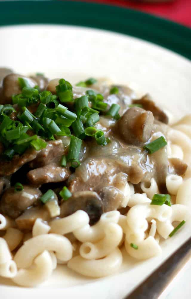 Dairy Free Beef Stroganoff
 Gluten Free Beef Stroganoff The Pretty Bee