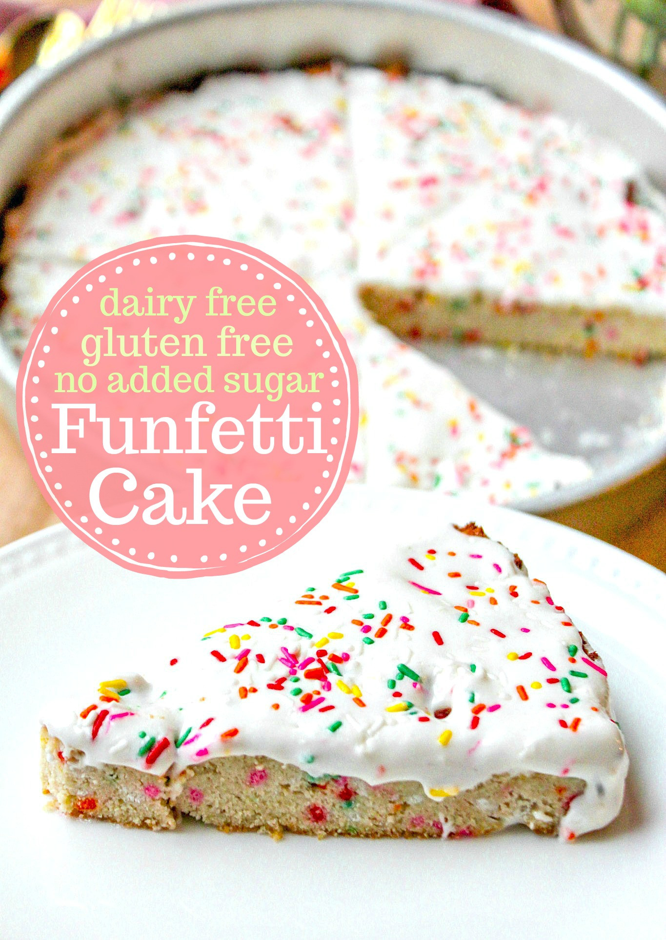 Dairy Free Birthday Cake To Buy
 Funfetti Cake Dairy & Grain Free No Added Sugars