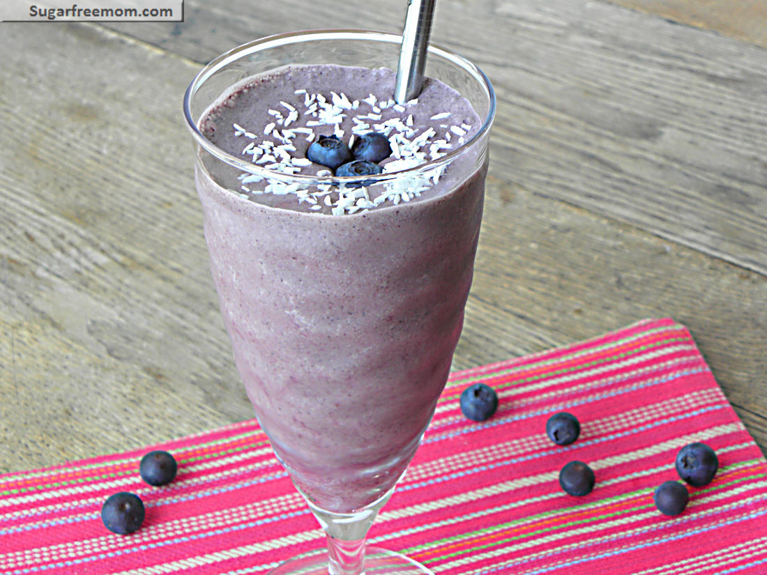 Dairy Free Breakfast Smoothies
 Blueberry Coconut Hidden Green Smoothie [Dairy Sugar