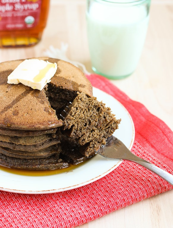 Dairy Free Buckwheat Pancakes
 Buckwheat Gingerbread Pancakes gluten free & dairy free