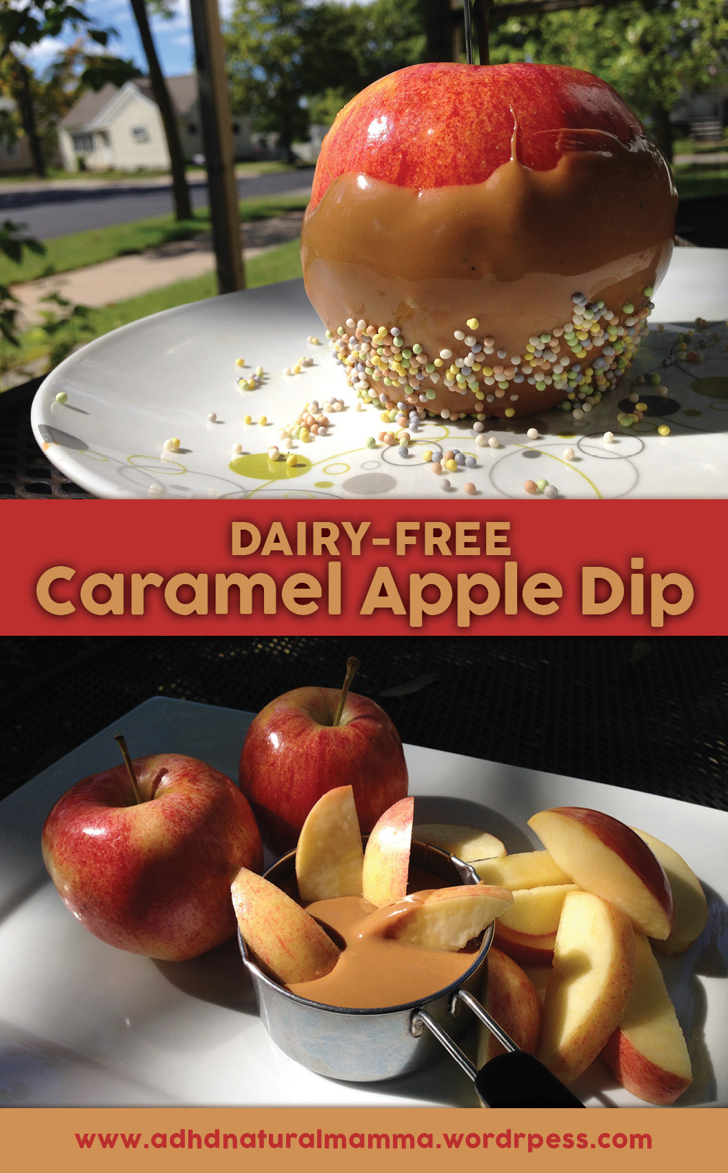 Dairy Free Caramel Apples
 Dairy free Caramel Apple Dip – ADHD Natural Mamma