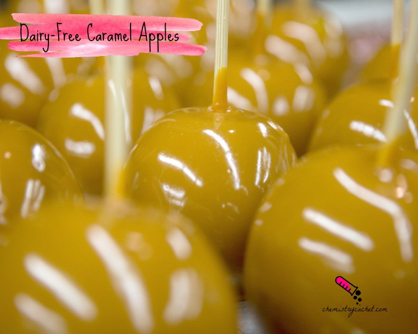 Dairy Free Caramel Apples
 Dairy Free Glistening Honey Caramel Apples & Regular