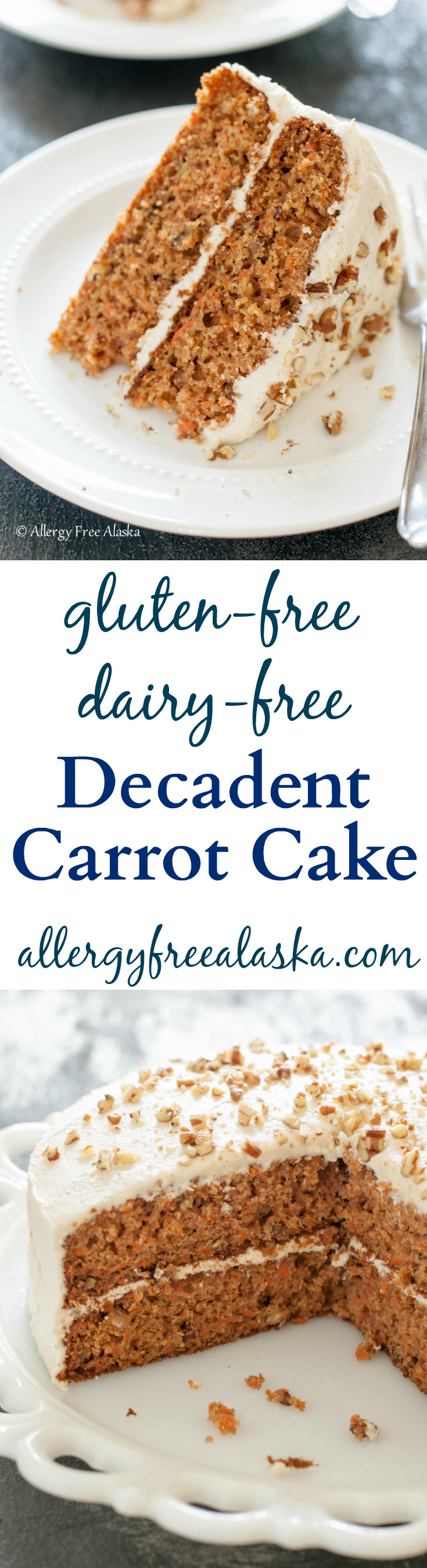 Dairy Free Carrot Cake Gluten Free Dairy Free Decadent Carrot Cake Allergy Free