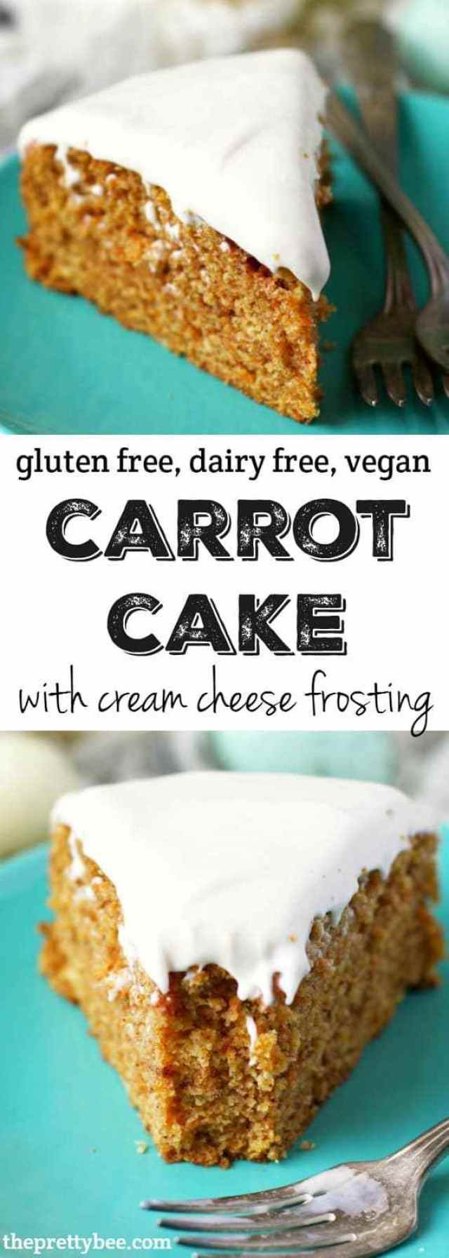 Dairy Free Carrot Cake Frosting
 Carrot Cake with Cream Cheese Frosting Gluten Free Vegan