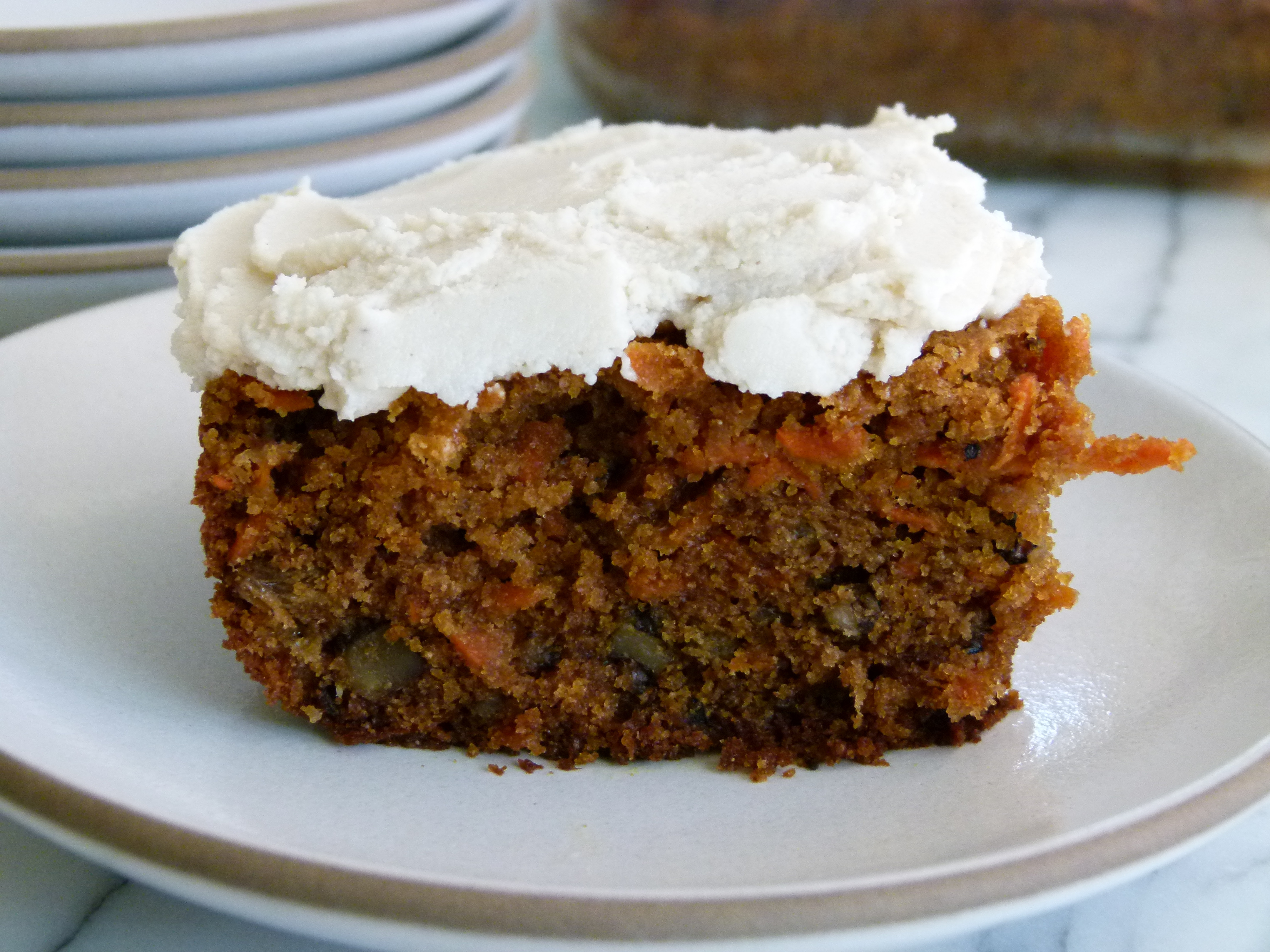 Dairy Free Carrot Cake Whole Wheat Carrot Cake with Dairy Free Frosting Recipe