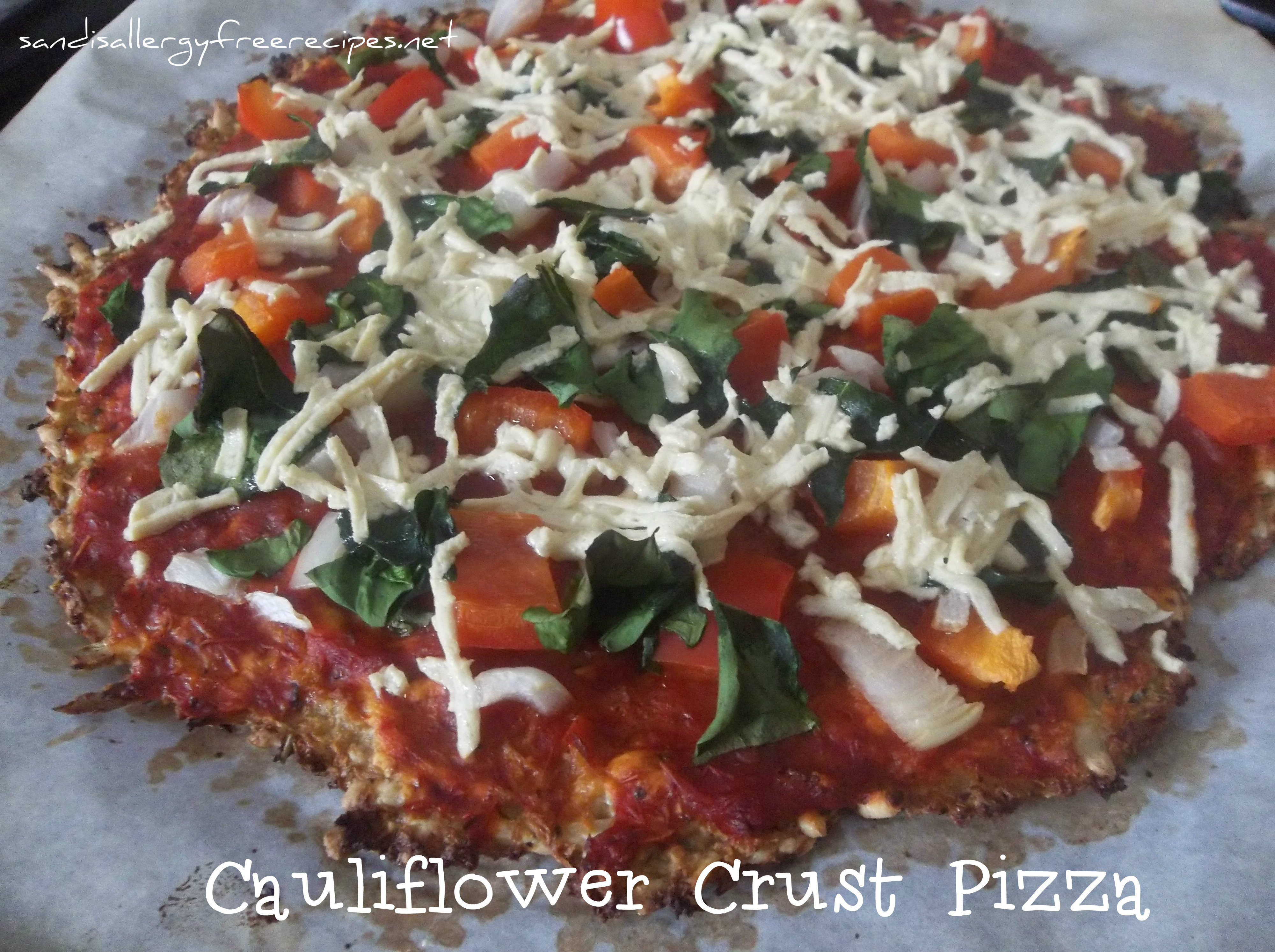 Dairy Free Cauliflower Pizza Crust
 Easy Cauliflower Crust Pizza Gluten Free Dairy Free