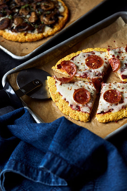 Dairy Free Cauliflower Pizza Crust
 Cauliflower Pizza Crust Gluten free Dairy free Paleo