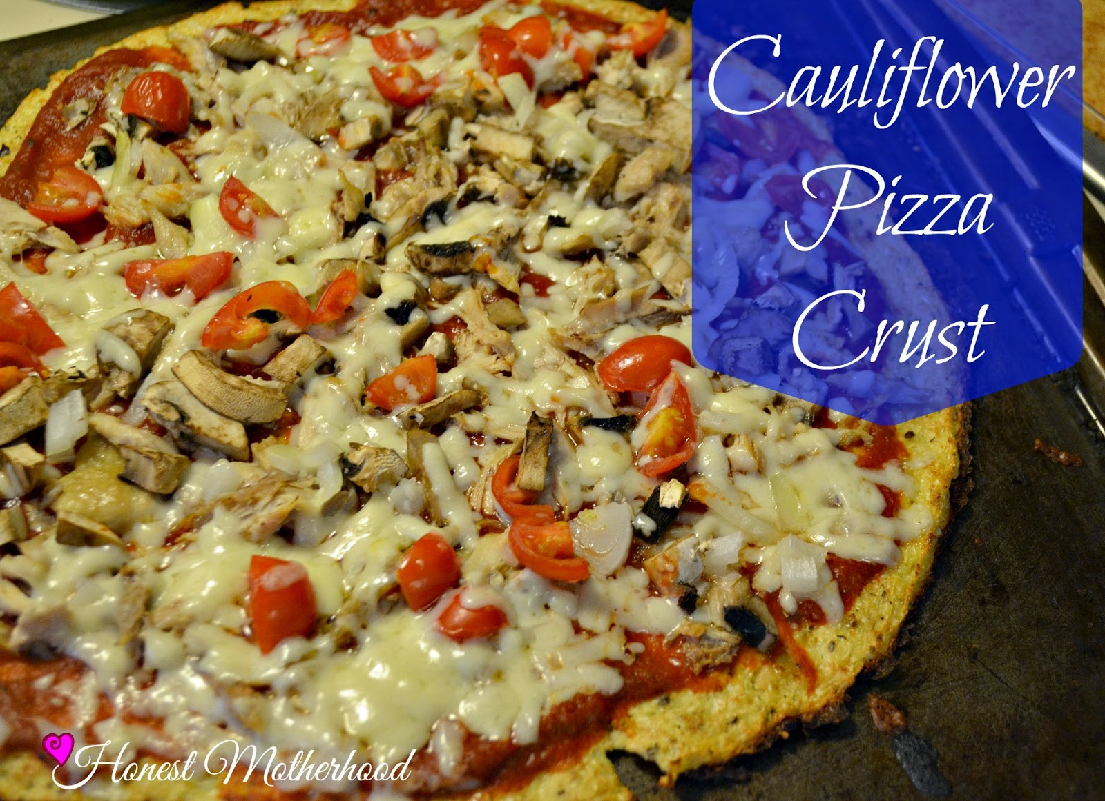 Dairy Free Cauliflower Pizza Crust
 Honest Motherhood Cauliflower Pizza Crust Gluten Free