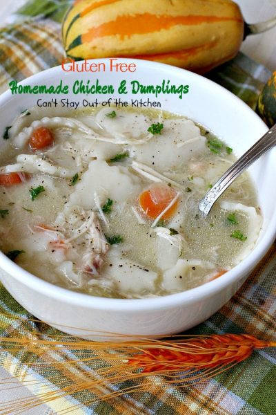 Dairy Free Chicken And Dumplings
 Gluten Free Homemade Chicken and Dumplings Can t Stay