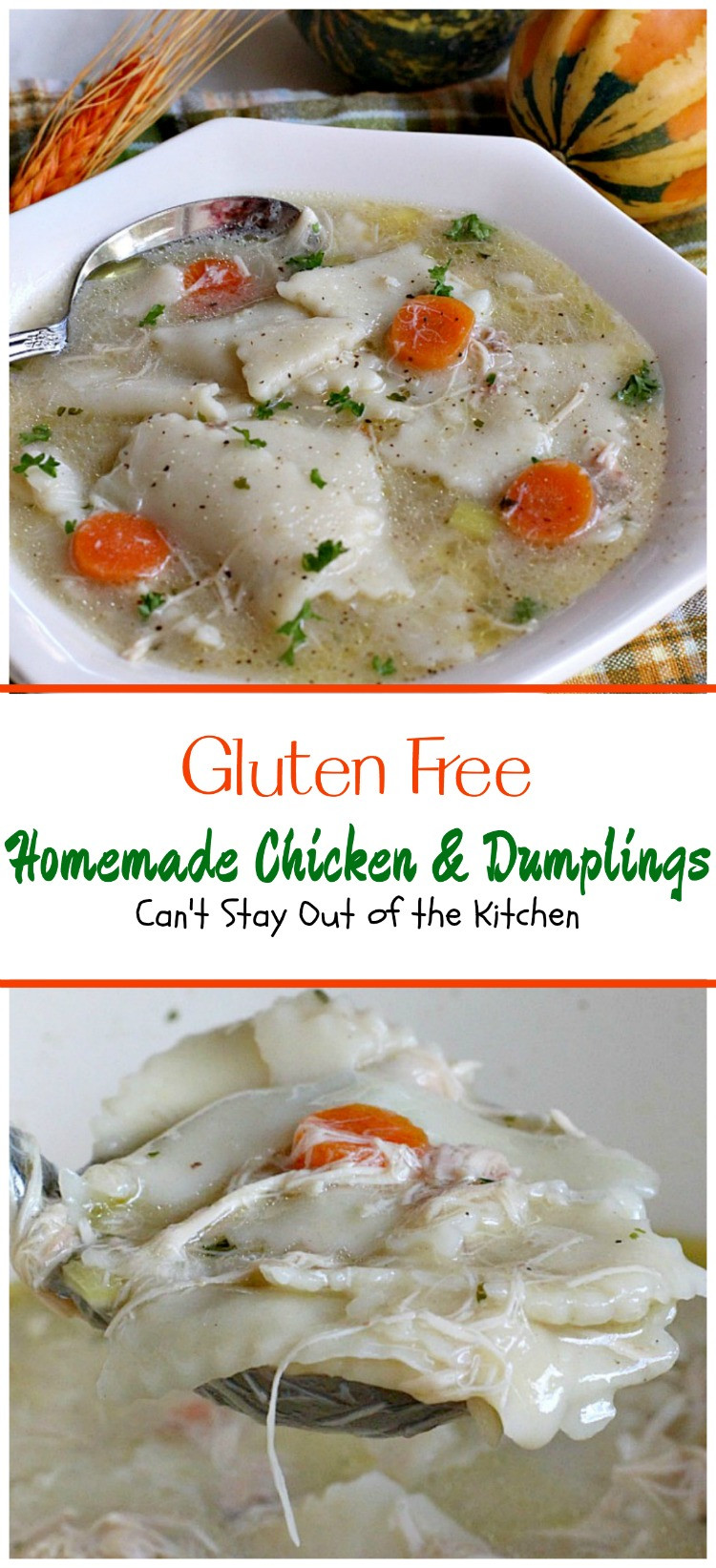 Dairy Free Chicken And Dumplings
 Gluten Free Homemade Chicken and Dumplings Can t Stay