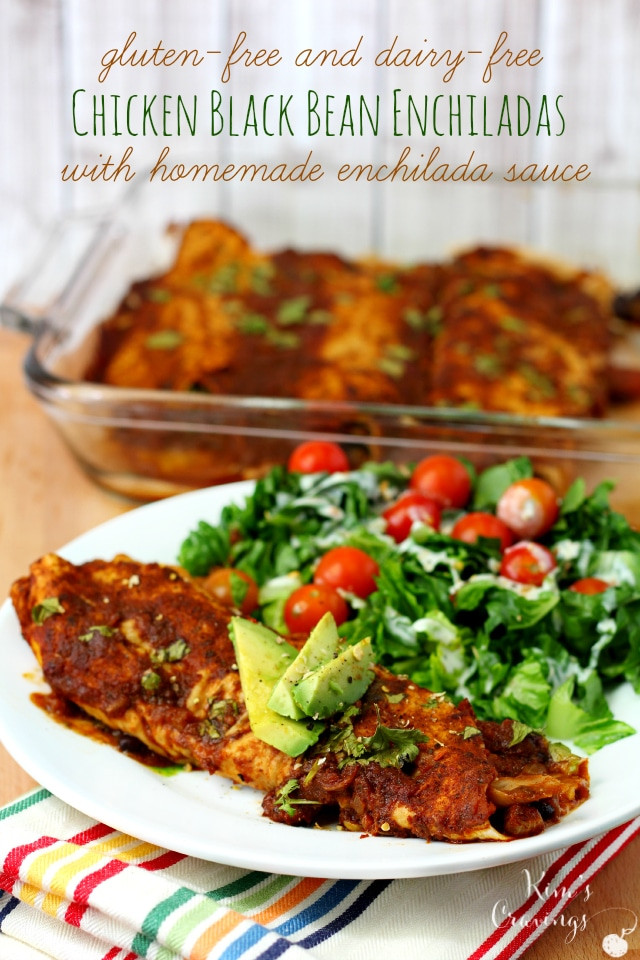 Dairy Free Chicken Enchiladas Gluten Free Dairy Free Chicken Black Bean Enchiladas with