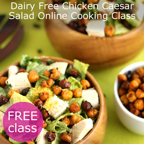 Dairy Free Chicken Salad
 Dairy Free Chicken Caesar Salad Live line Cooking Class