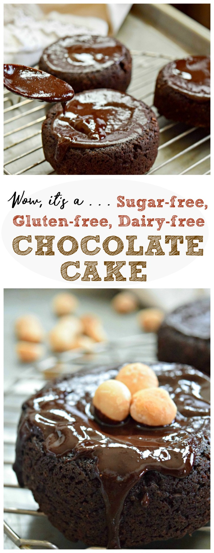 Dairy Free Chocolate Cake
 Wow It’s a Sugar free Gluten free Dairy free Paleo