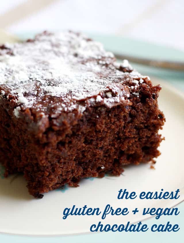 Dairy Free Chocolate Cake Recipe
 The Easiest Gluten Free and Vegan Chocolate Cake The