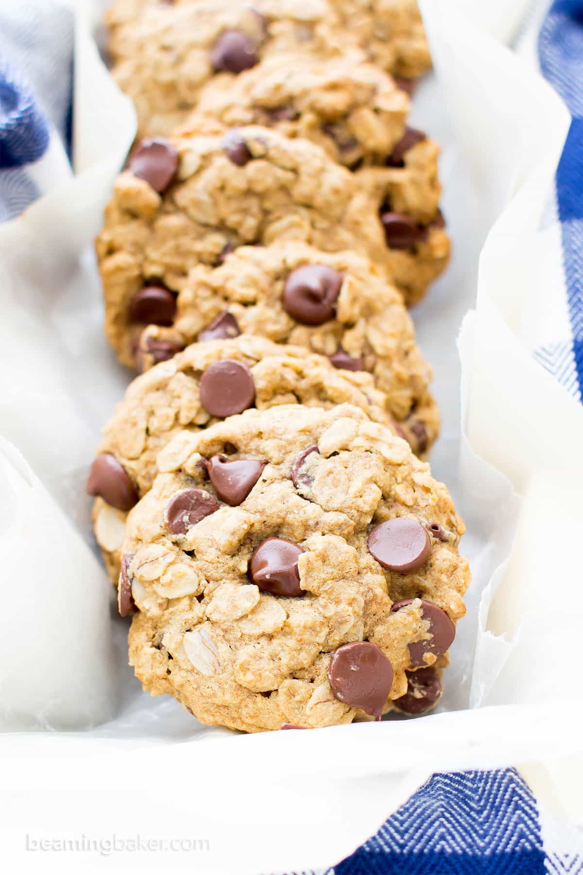 Dairy Free Chocolate Chip Cookies
 Gluten Free Vegan Oatmeal Chocolate Chip Cookies V GF