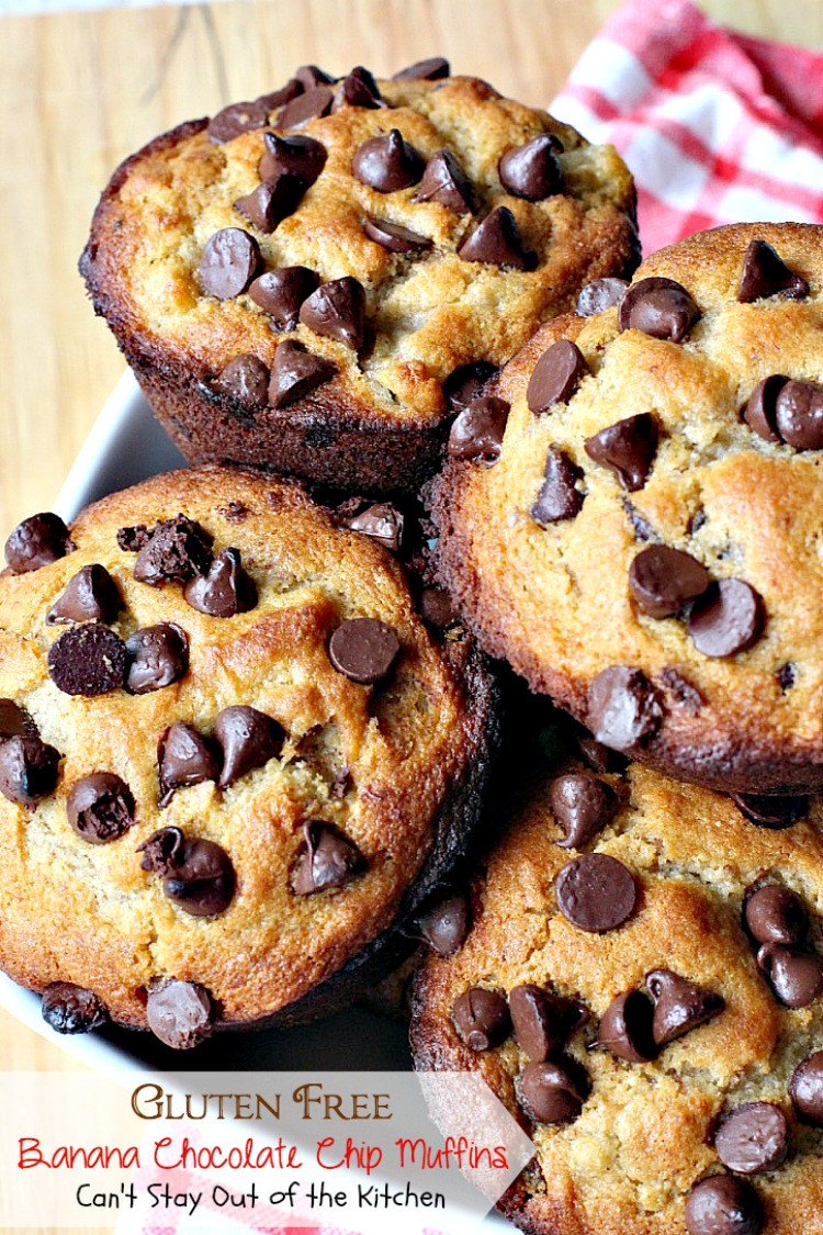 Dairy Free Chocolate Chip Muffins
 Gluten Free Banana Chocolate Chip Muffins Can t Stay Out