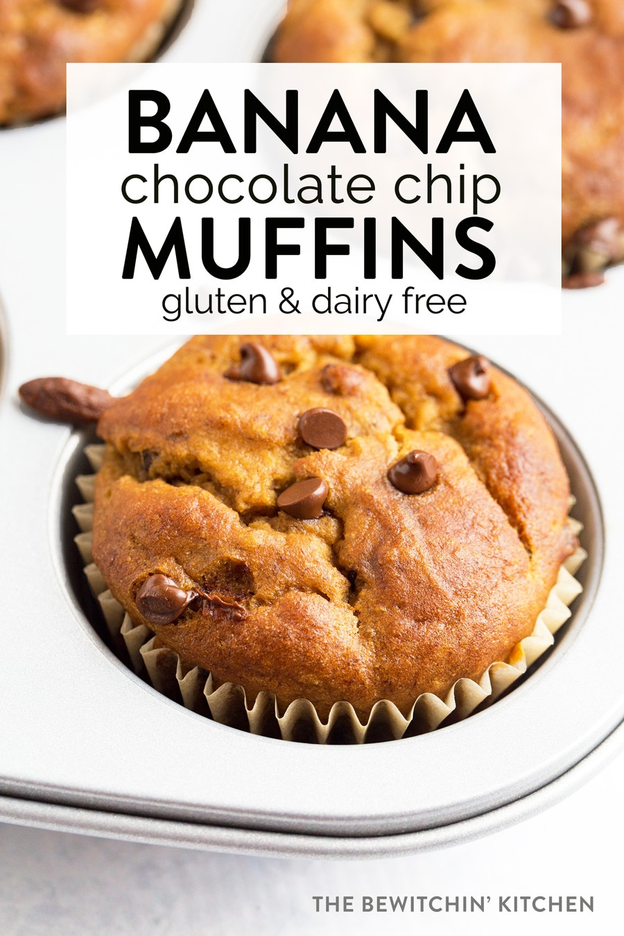 Dairy Free Chocolate Chip Muffins
 Gluten Free Banana Chocolate Chip Muffins