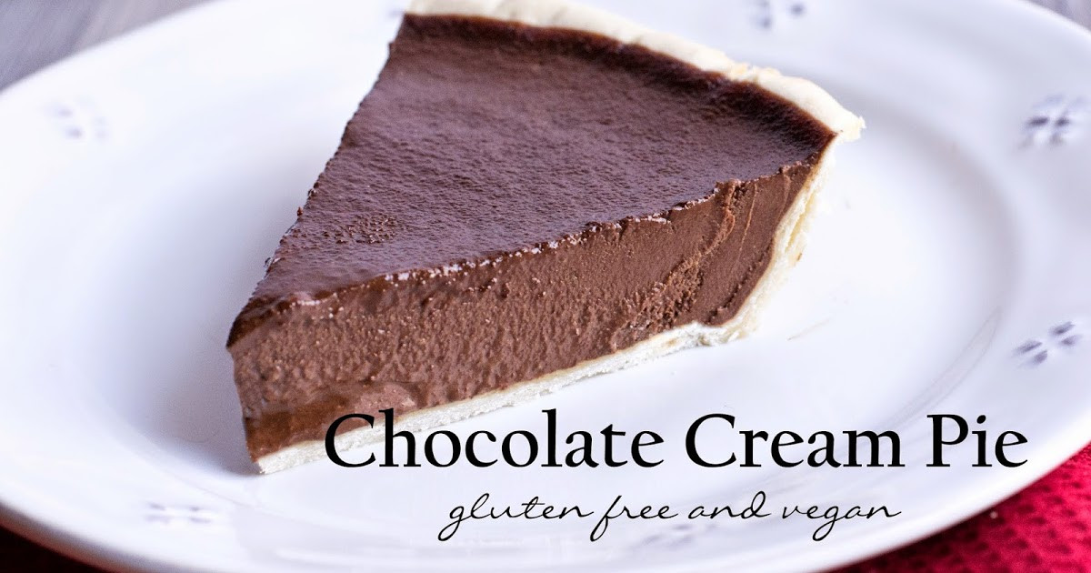Dairy Free Chocolate Cream Pie
 Making it Milk free Chocolate Cream Pie gluten free vegan