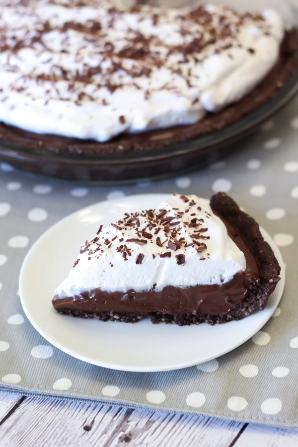 Dairy Free Chocolate Cream Pie
 gluten free vegan chocolate cream pie